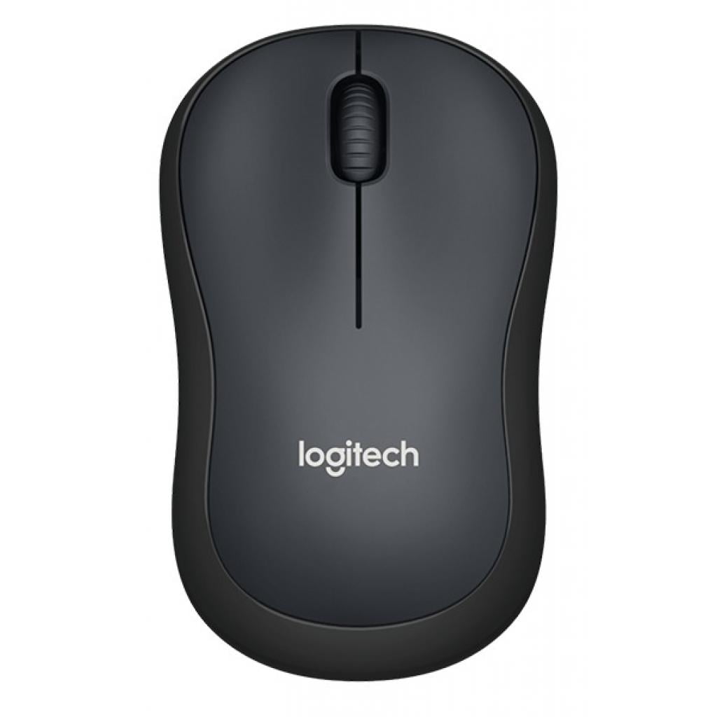 Мышь беспроводная Logitech M220 SILENT черный/серый, 1000 dpi, радиоканал, USB, кнопки - 3