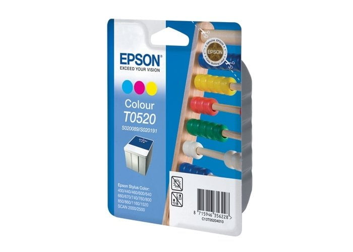 Картридж струйный Epson C13T052040 многоцветный (330 стр.) для Epson St C400/600/800/1520/850/440/460/640