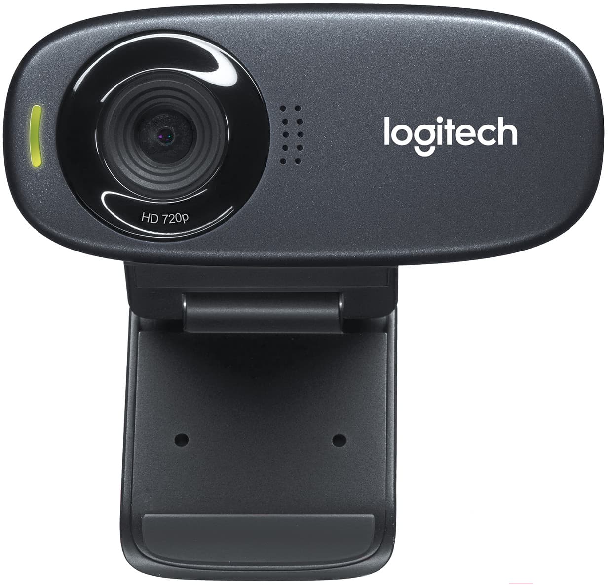 Веб-камера Logitech C310 HD 1280x720, 30 кадр/с, USB Type-A, микрофон (шумоподавление), автоосвещение, универсальное крепление