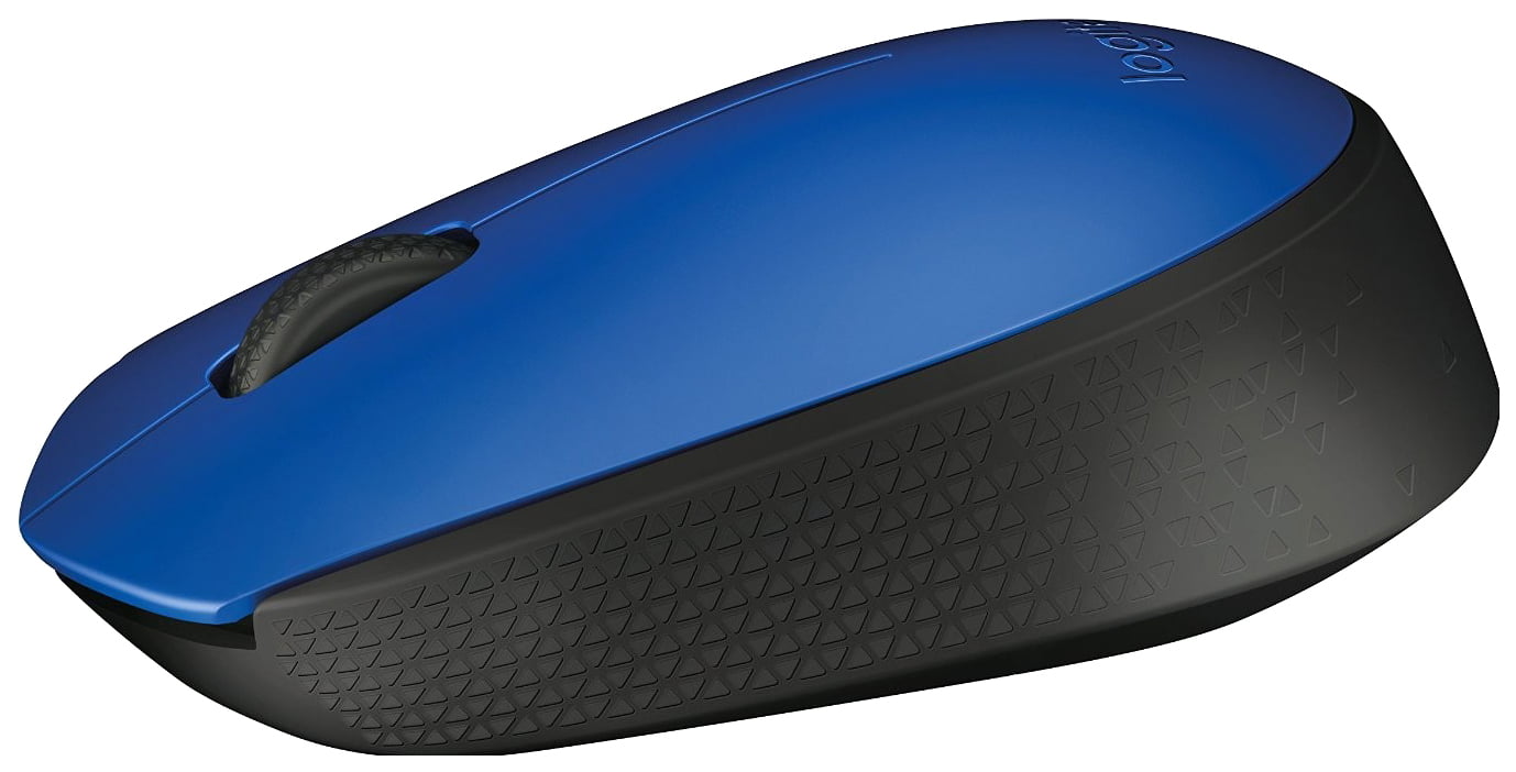 Мышь беспроводная Logitech M171 синий, 1000 dpi, радиоканал, USB, кнопки - 3