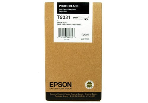 Картридж струйный Epson C13T603100 черный (220 мл) для Epson Sty Pro 7800/9800/7880/9880