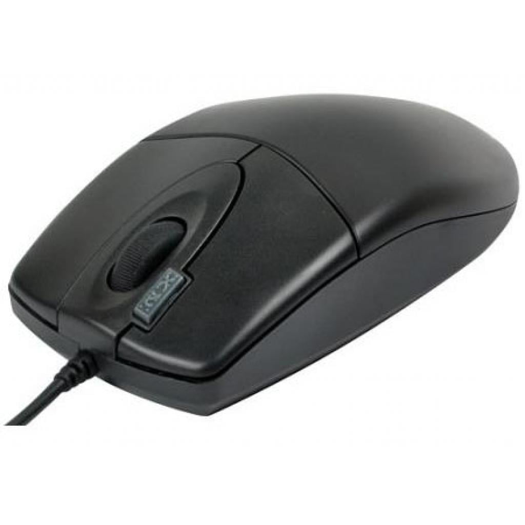 Мышь проводная A4Tech OP-620D черный, 1000 dpi, USB Type-A, кнопки - 4