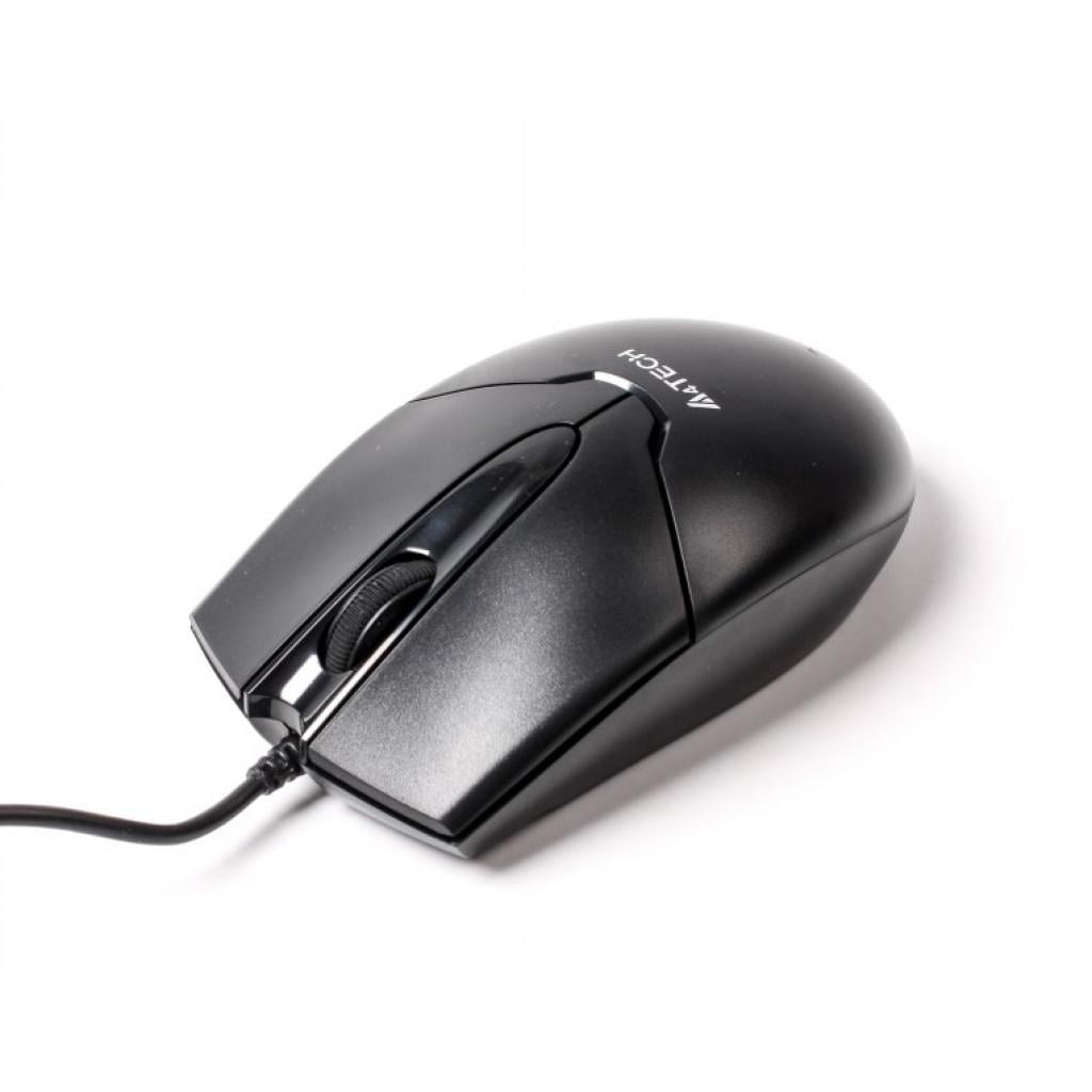Мышь проводная A4Tech OP-550NU черный, 1200 dpi, USB Type-A, кнопки - 3