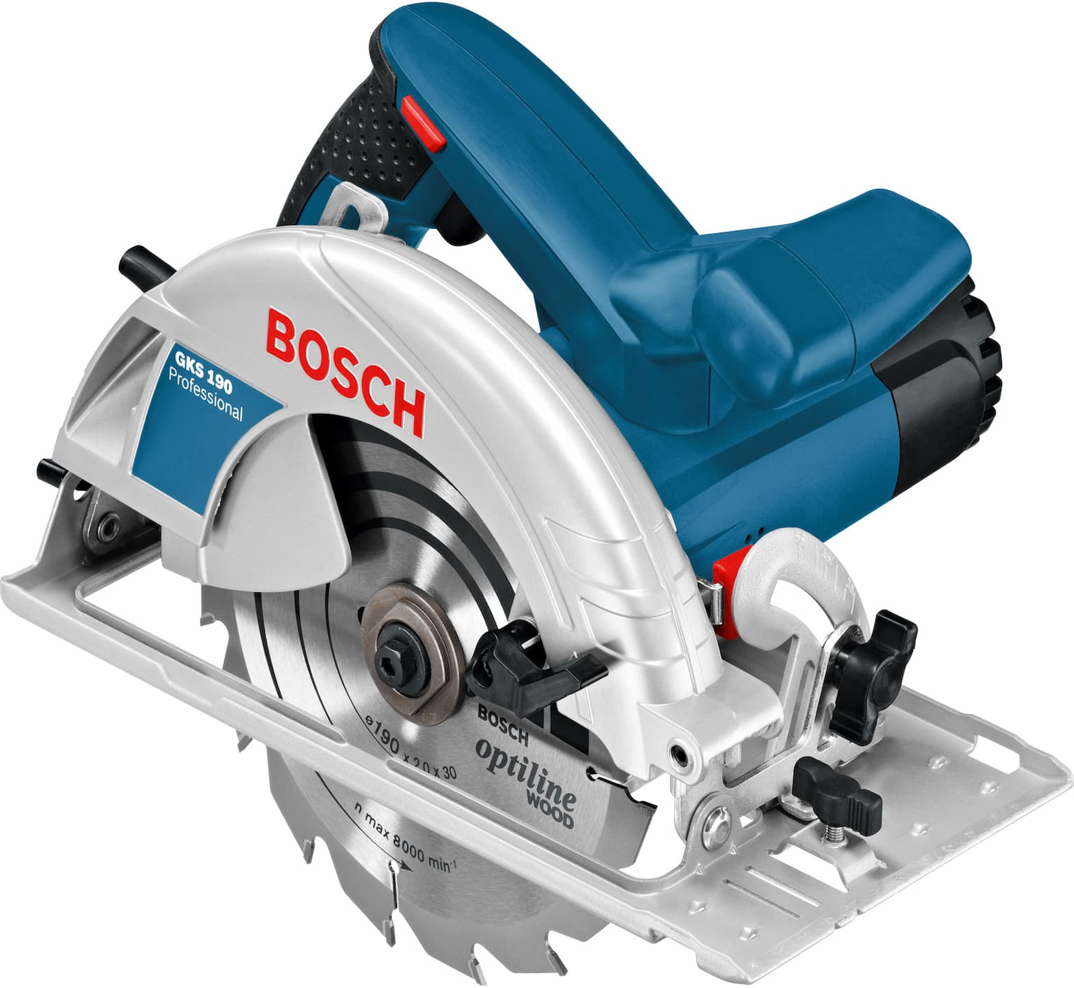 Пила дисковая Bosch GKS 190 0601623000 1200 Вт, 190х30мм, 66мм, 4,2кг, коробка