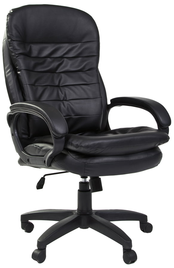 Кресло Chairman 795 LT черный, экокожа, 120 кг, механизм качания