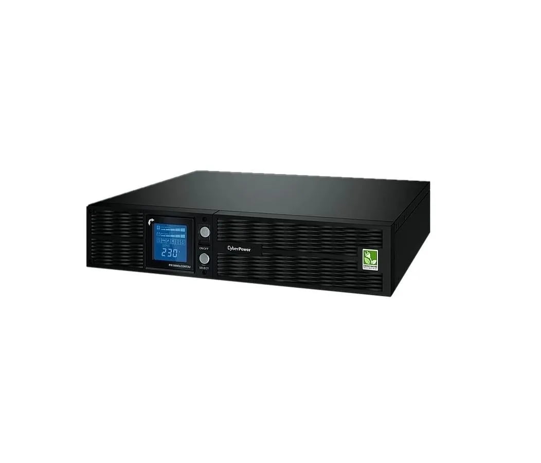 Источник бесперебойного питания CyberPower PR1500ELCDRT2U/1500 ВА/1350 Вт/USB/RJ-11/RJ-45/8 х IEC 320 C13 (компьютерная)