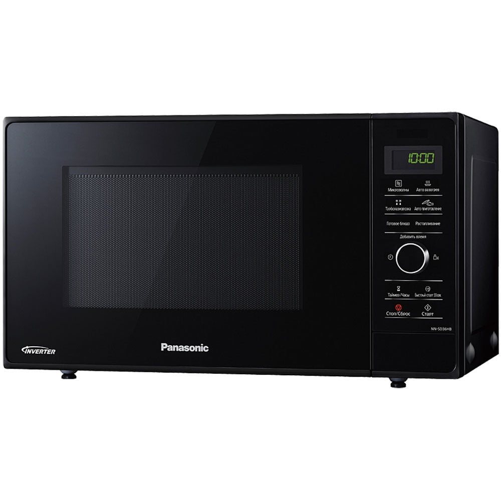 Микроволновая печь Panasonic NN-SD36HBZPE черный, 23 л, 1000 Вт, переключатели - сенсор, поворотный механизм