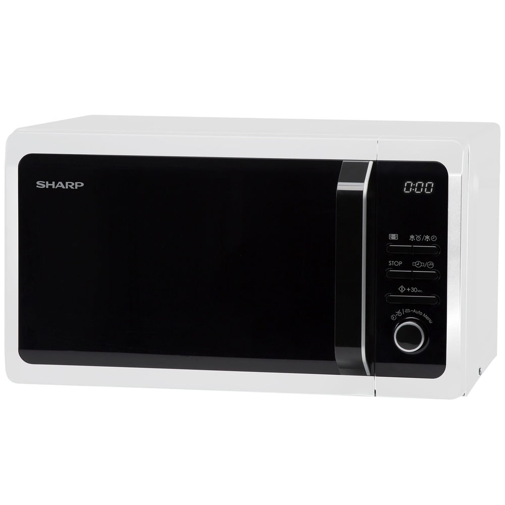 Микроволновая печь Sharp R-2852RW белый, 20 л, 800 Вт, переключатели - кнопки, поворотный механизм