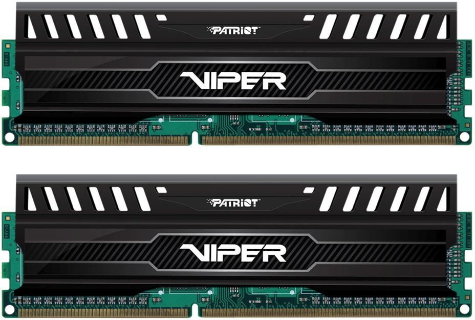 Оперативная память Patriot Viper 3, DDR3, 16GB (2x8 GB), 1866 MHz, CL10, DIMM, радиатор, черный