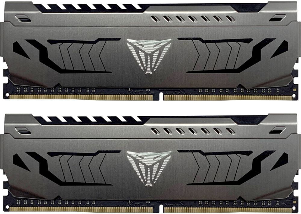 Оперативная память Patriot Viper Steel, DDR4, 32GB (2x16 GB), 3200 MHz, CL16, DIMM, радиатор, черный
