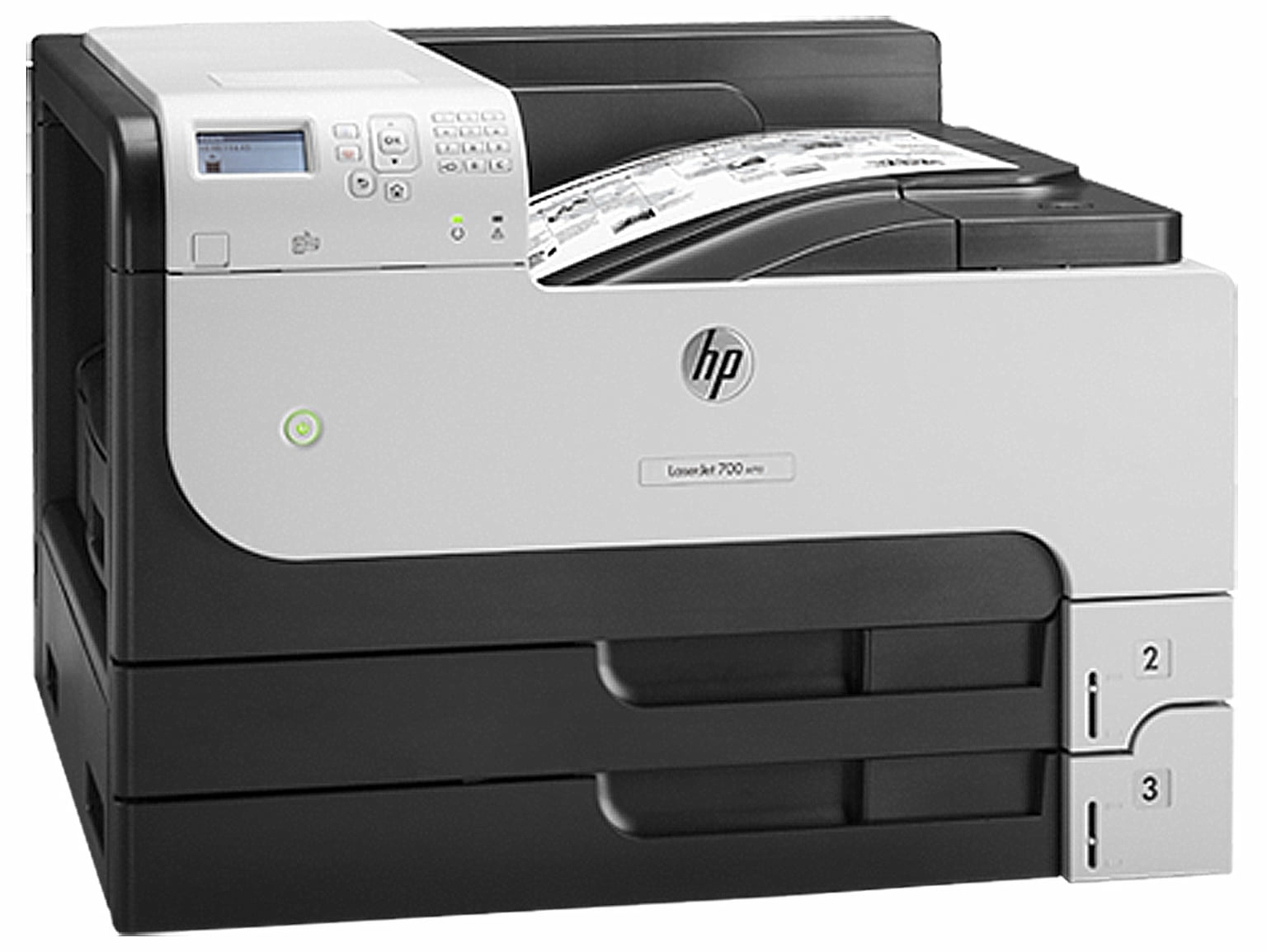 Принтер лазерный HP LaserJet Enterprise 700 M712dn (CF236A), A3, ч/б, печ. до 41 стр/мин. (А4) до 40 стр/мин. (А3), 1200 x 1200 dpi, USB, RJ-45, Air Print