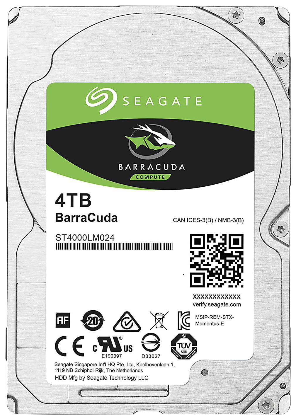 Жесткий диск Seagate Barracuda 4Tb Guardian 2,5" SATA 6.0Gb/s, 5400 rpm, 128mb buffer