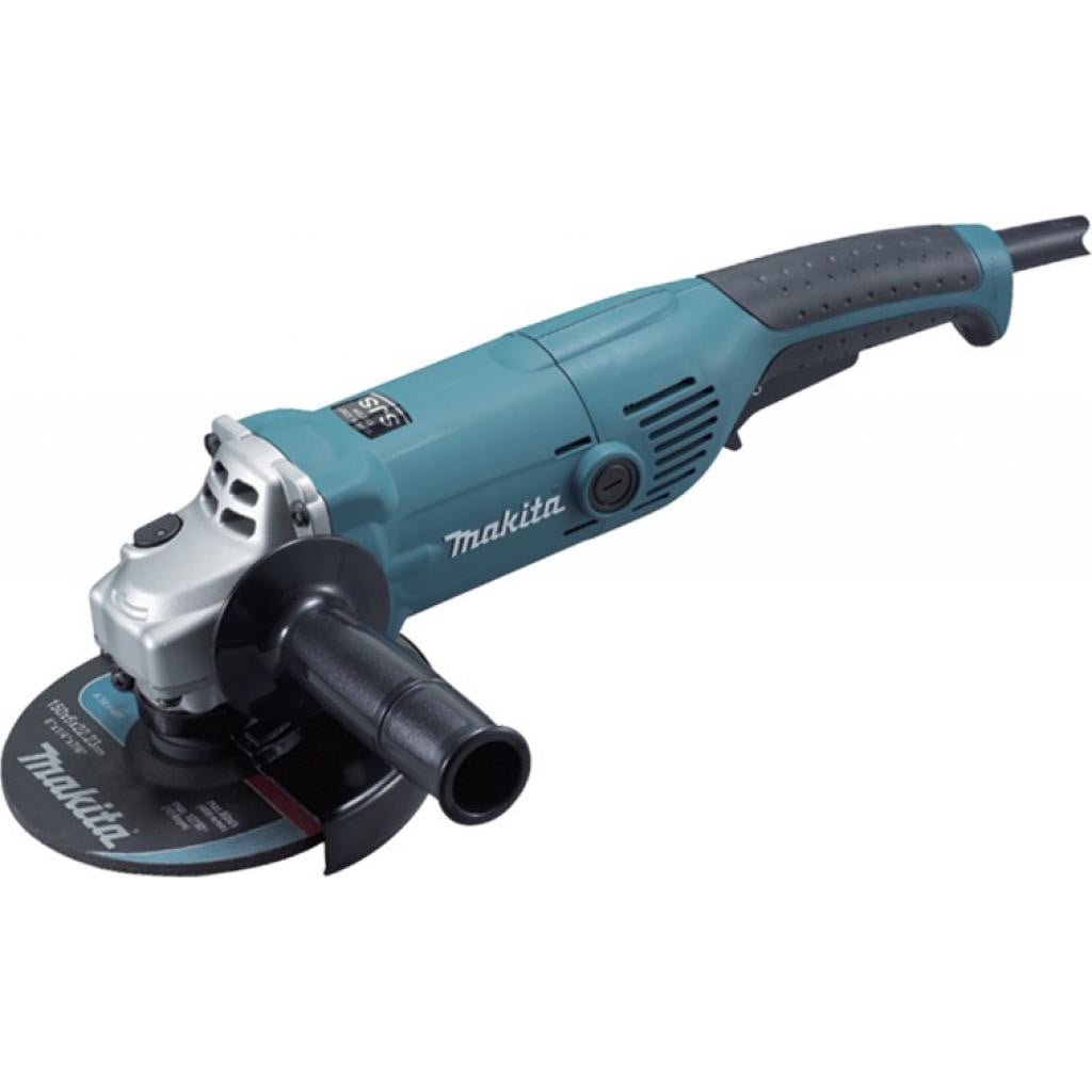 Угловая шлифовальная машина Makita GA6021 УШМ,ф150мм, 1050Вт,10000об\м,2.3кг,кор,муфта SJS,фикс вкл-ля,шлиф диск