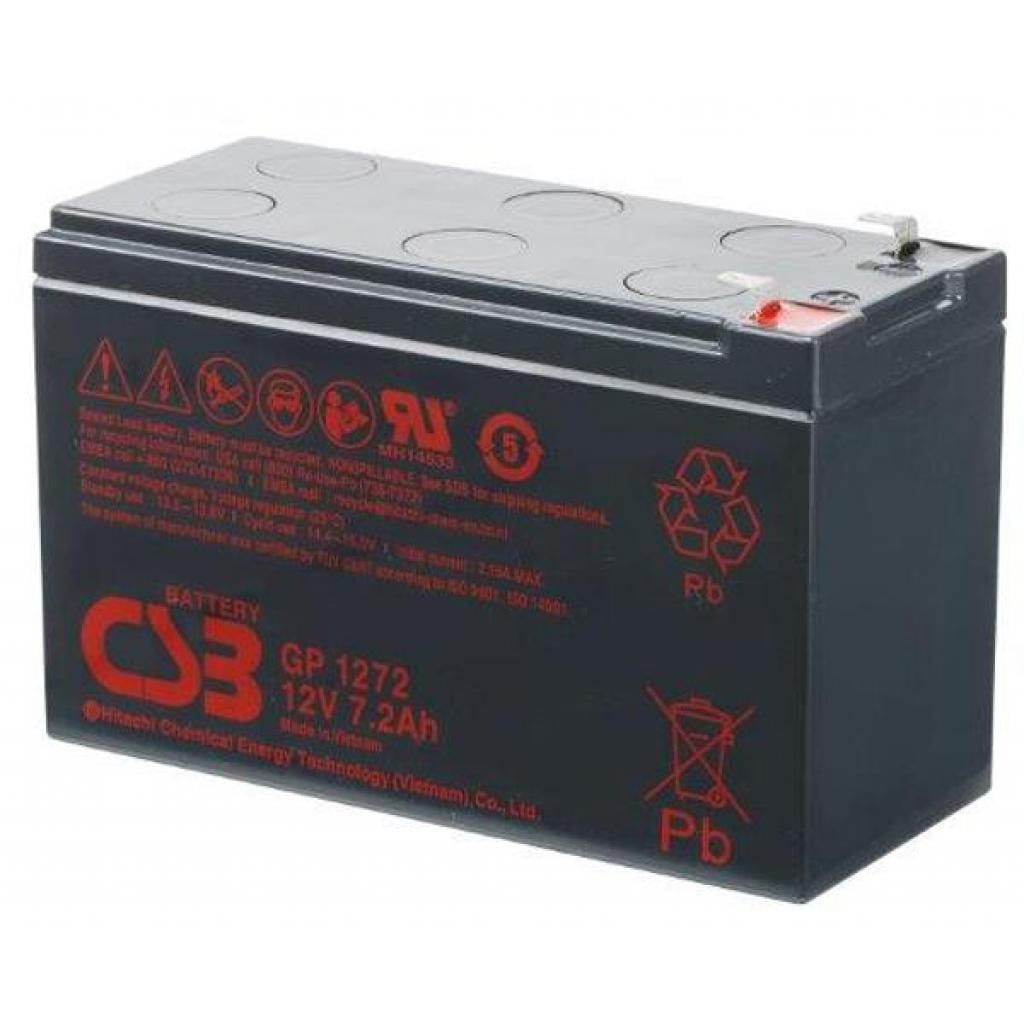 Батарея для ИБП CSB GP1272 12V 7.2Ah F2