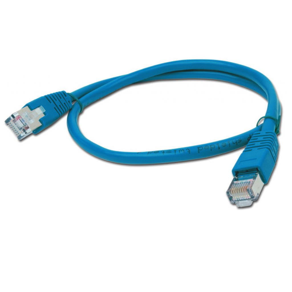 Патч-корд UTP Cablexpert cat.5e, 1м, литой, многожильный, синий