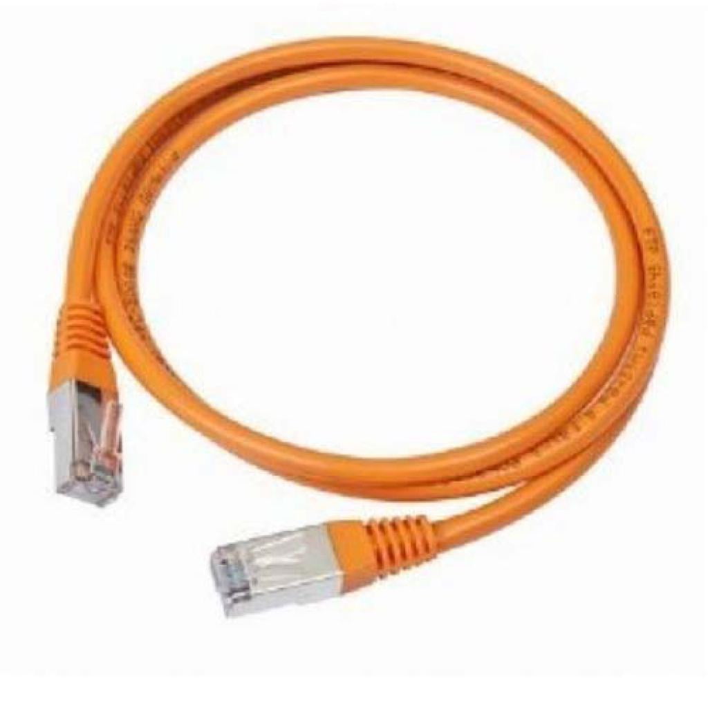 Патч-корд UTP Cablexpert cat.5e, 1м, литой, многожил. оранжевый