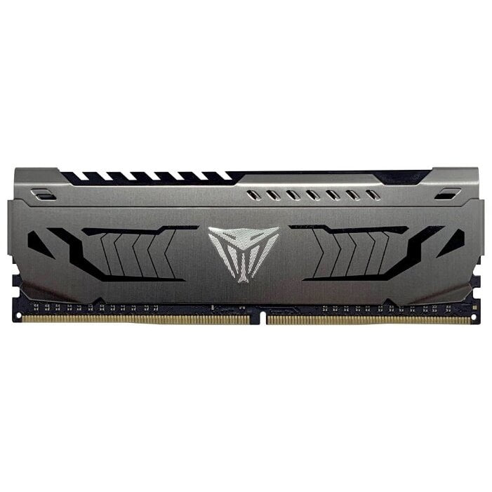 Оперативная память Patriot Viper Steel, DDR4, 8GB, 3200MHz, CL16, DIMM, с радиатором, черный