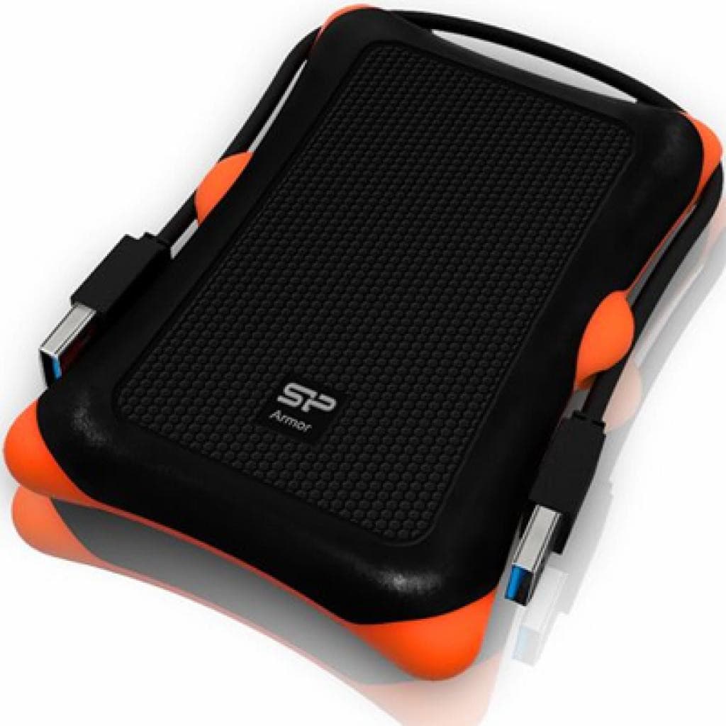 Внешний HDD 2.5" Silicon Power Armor A30, 1TB, USB 3.2 Gen 1 Type-A, 5400 rpm, черный