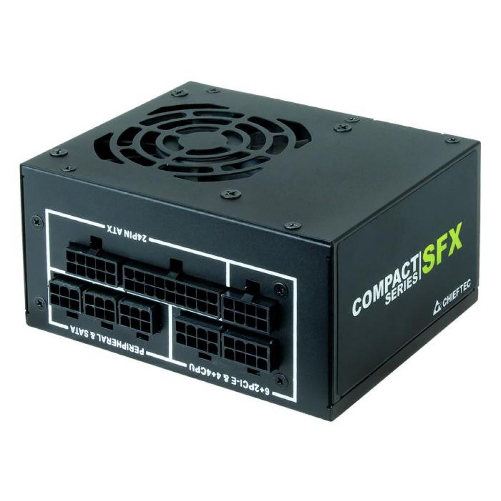 Блок питания Chieftec Compact CSN-550C Retail, 550Вт, 80 PLUS Gold, 80мм, модульный, черный