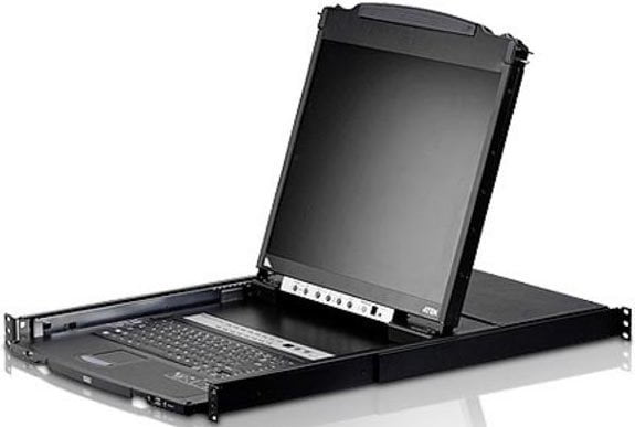 Kvm консоль ATEN 8P Dual RAIL LCD KVMP SWITCH 19INCH (CL5808NR)
