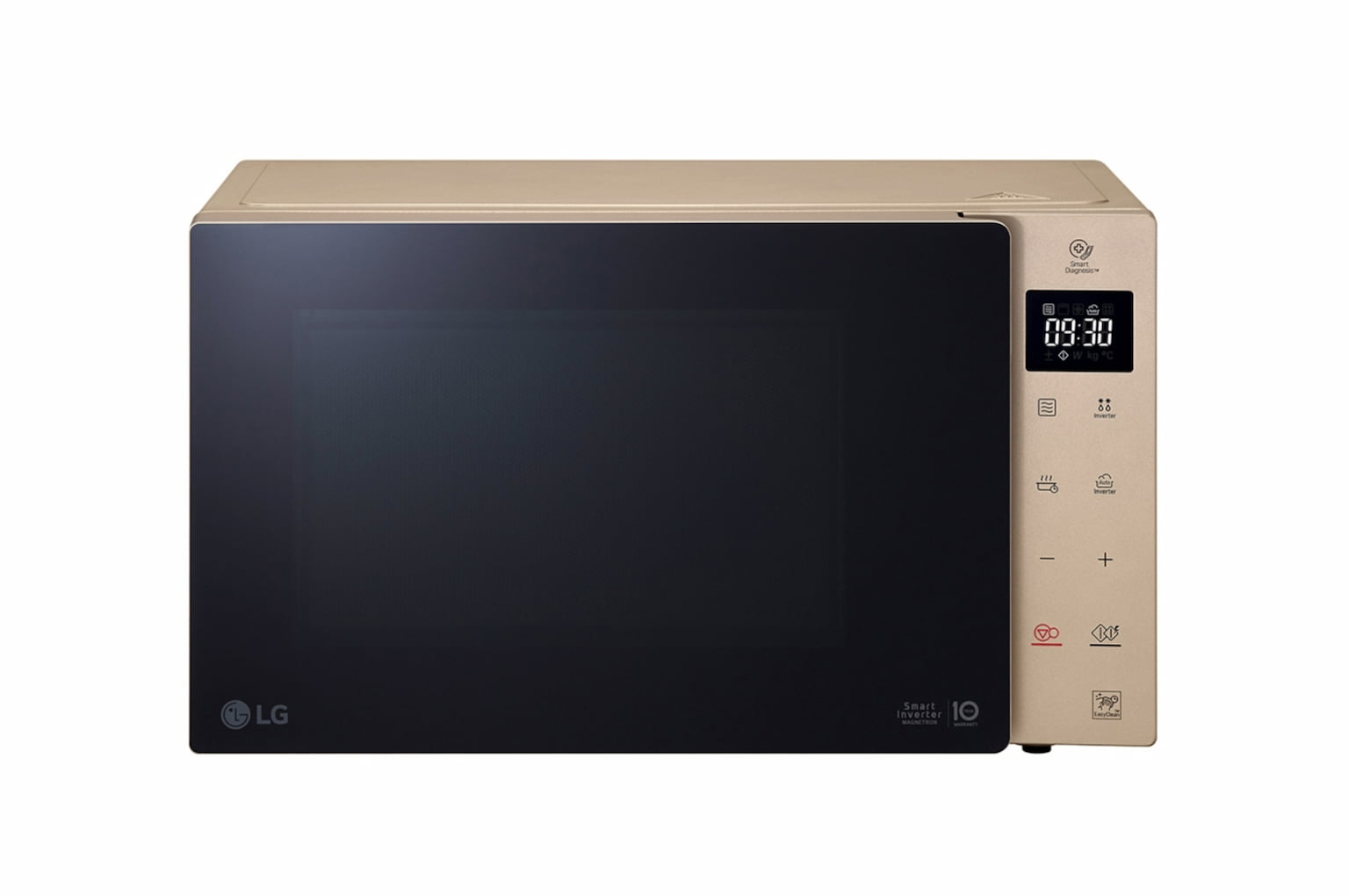 Микроволновая печь LG MW25R35GISH пепельно-бежевый, 25 л, 1000 Вт, переключатели - сенсор