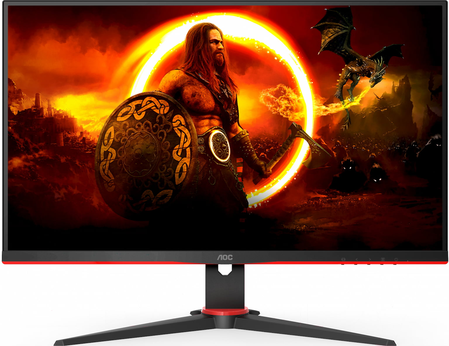 Монитор 23.8" AOC 24G2SPAE IPS 1920x1080, 165 Гц, 4 мс, 16:9, 300 кд/м2, 2xHDMI, 1хDP, 1xVGA, 1x3.5 мм, черный