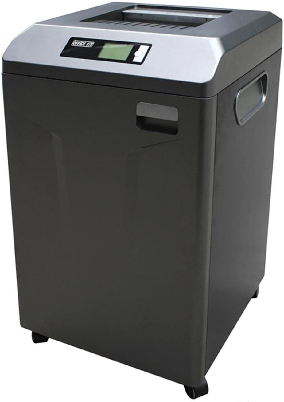 Шредер Office Kit S1150 3,9х30 (секр.P-4)/фрагменты/35лист./115лтр./Уничт:скрепки, скобы, пл.карты/CD
