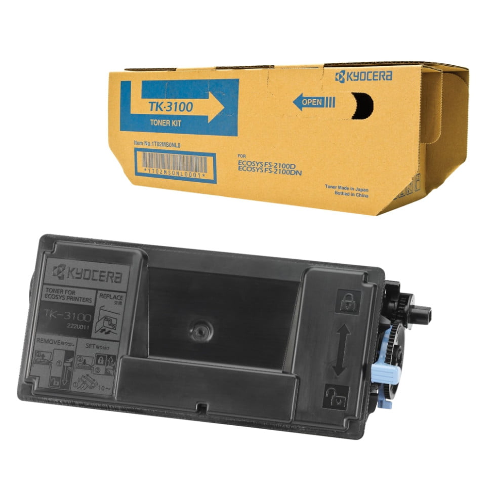 Картридж лазерный Kyocera TK-3100 (1T02MS0NL0) черный для FS-2100D/2100DN/M3040dn/M3540dn 12500 стр.