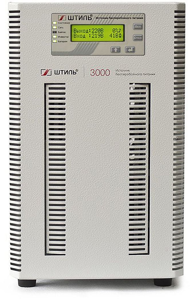 Источник бесперебойного питания Штиль ST1103SL 3кВА, On-line, напольное исполнение, со встроенными АБ