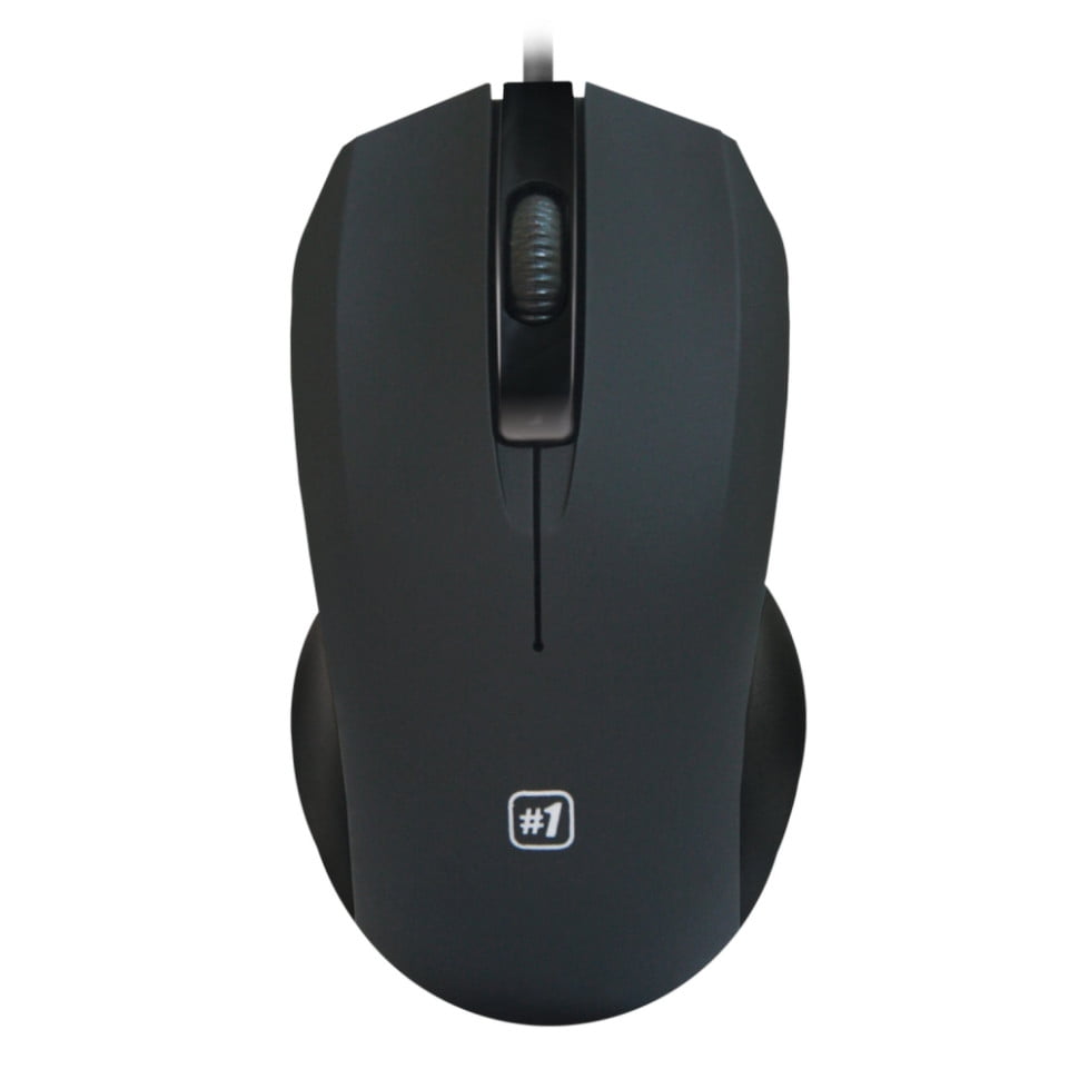 Мышь проводная Defender MM-310 черный, 1000 dpi, USB, кнопки - 3