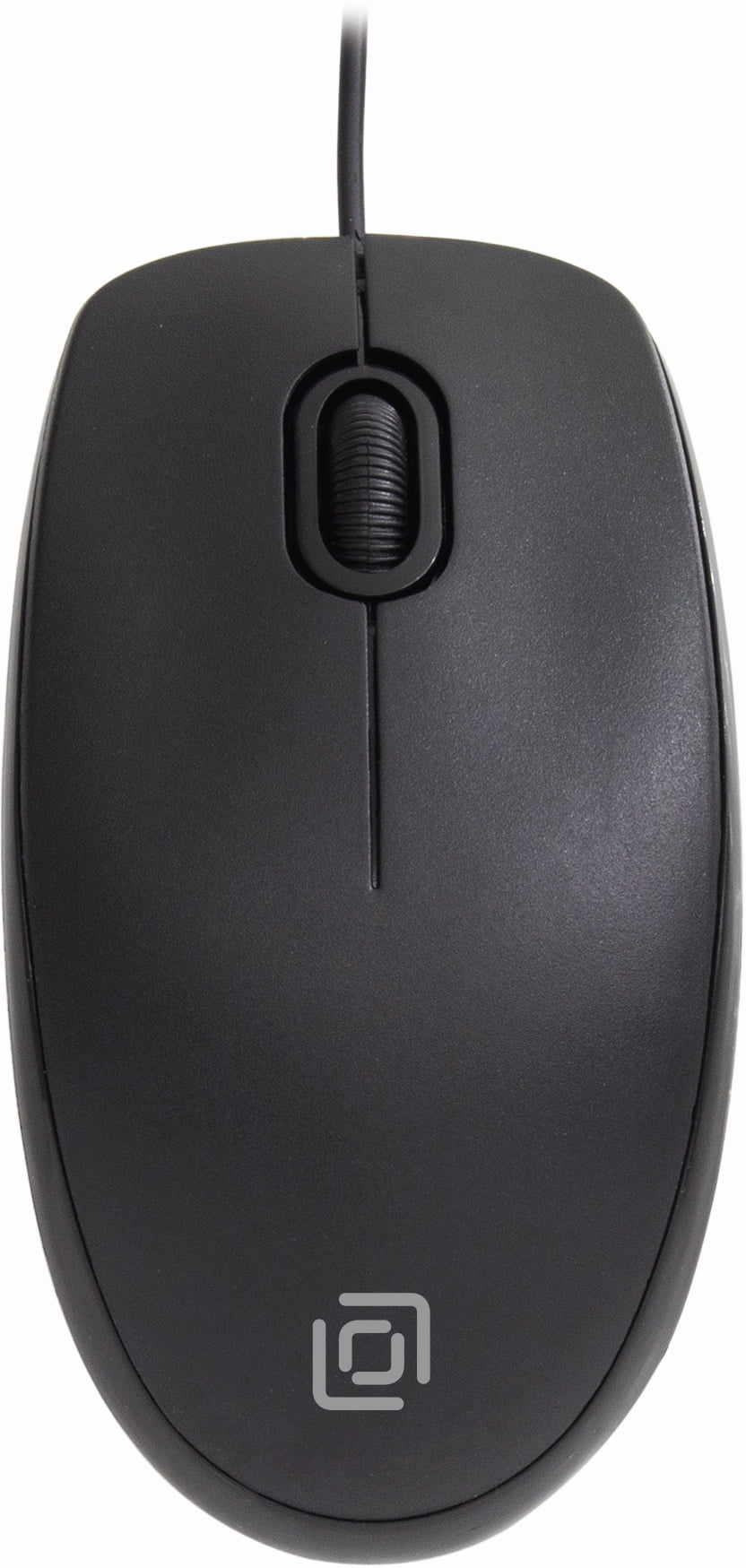 Мышь проводная Oklick 195M черный, 800 dpi, USB, кнопки - 3