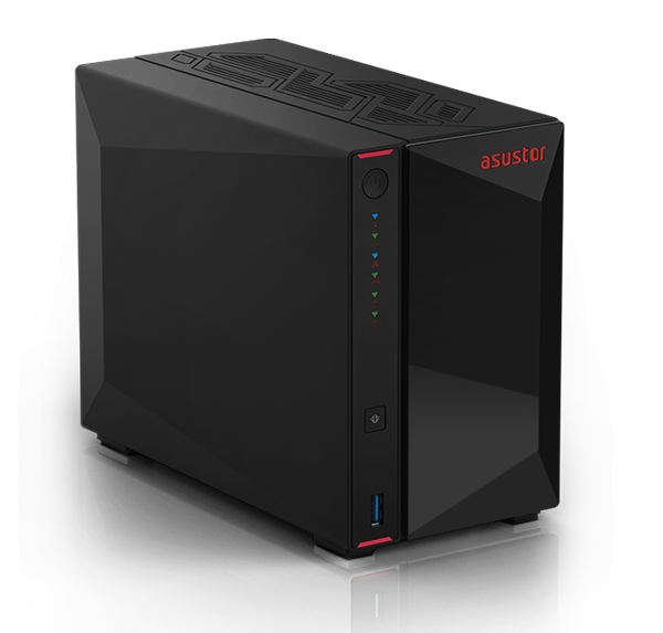 Сетевой накопитель ASUSTOR AS5402T 2-Bay NAS/Media player/Intel Celeron N5105 2.0GHz up to 2.9GHz, 4Gb SO-DIMM DDR4, noHDD(HDD,SSD),/2x 2,5Gb (LAN)/3xUSB3.2,HDMI; 90IX01R1-BW3S20