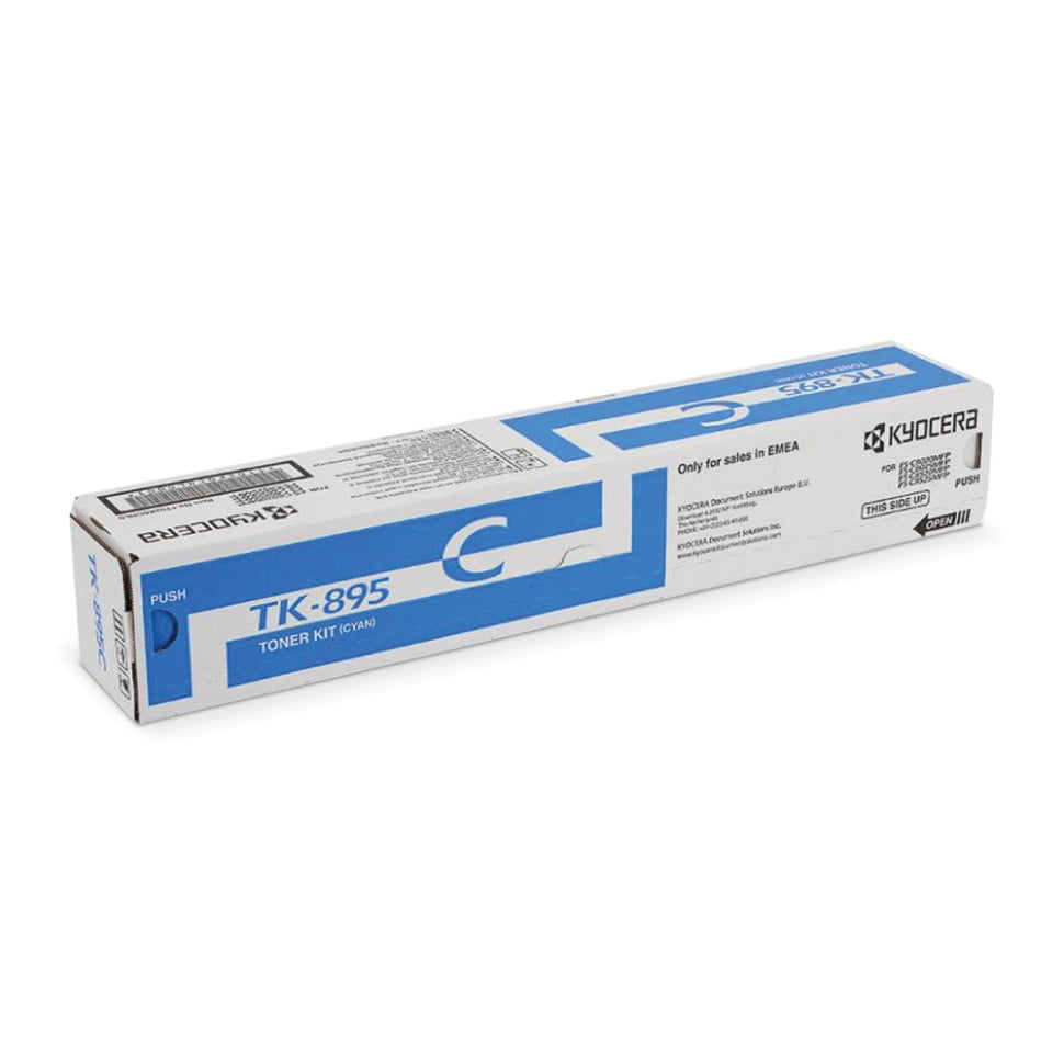 Картридж лазерный Kyocera TK-895C (1T02K0CNL0) голубой для FS-C8020MFP/C8025MFP/FS-C8520MFP/C8525MFP 6000 стр