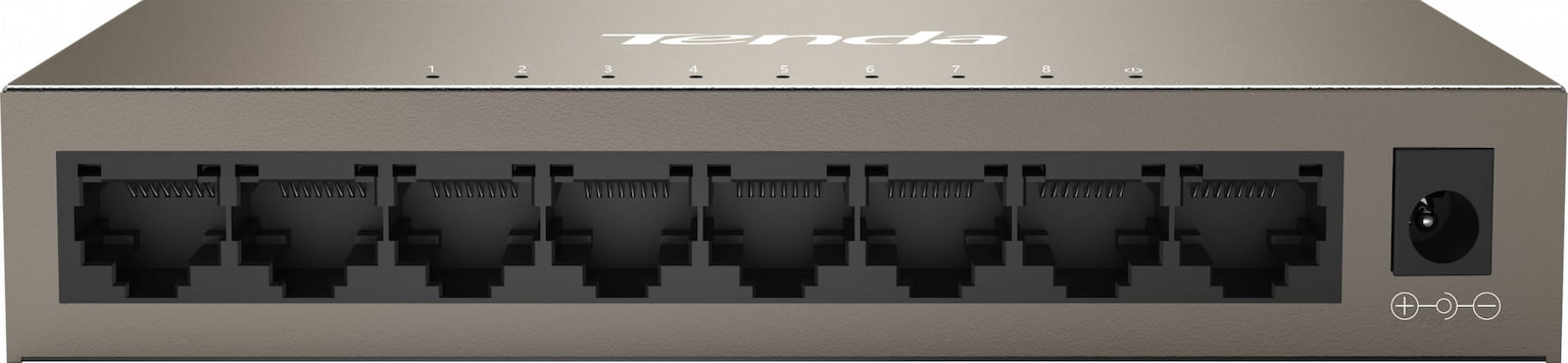 Коммутатор Tenda TEG1008M, 8×1 Гбит/с, неуправляемый