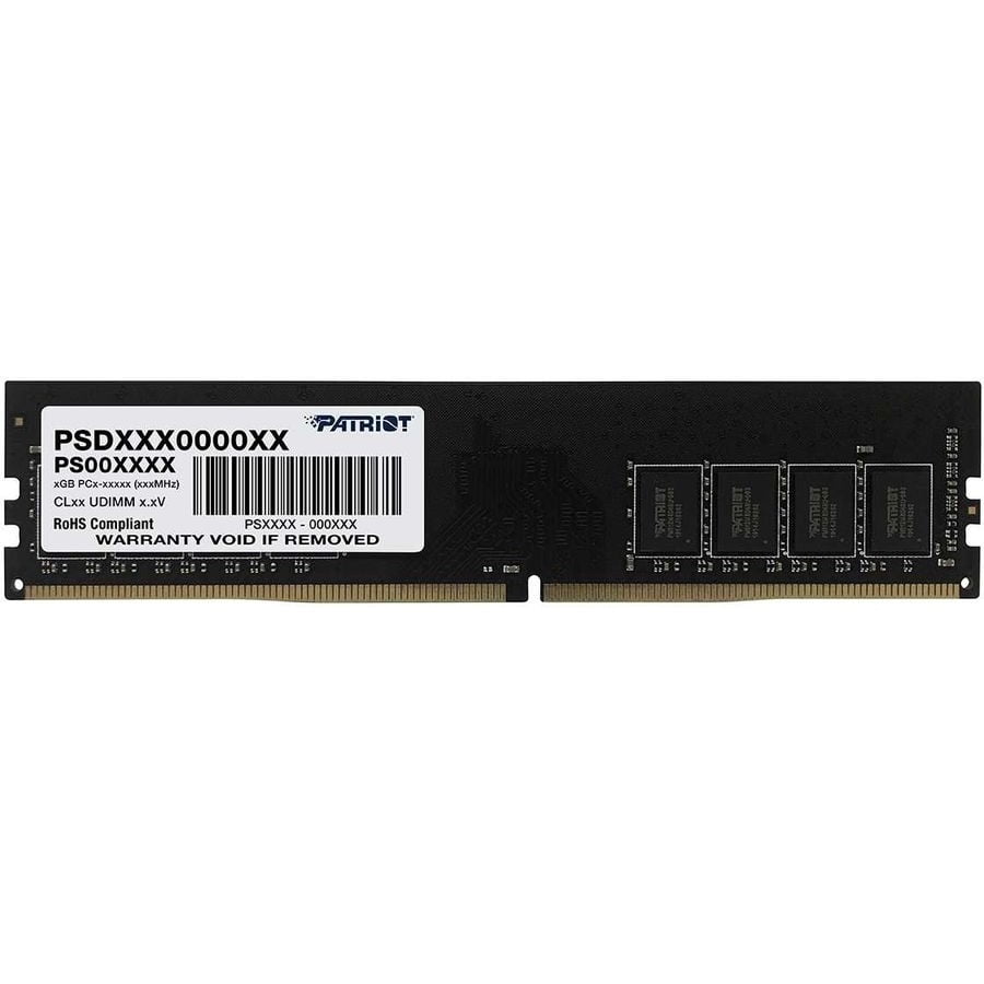Оперативная память Patriot Signature, DDR4, 32GB (1x32 GB), 3200 MHz, CL22, DIMM
