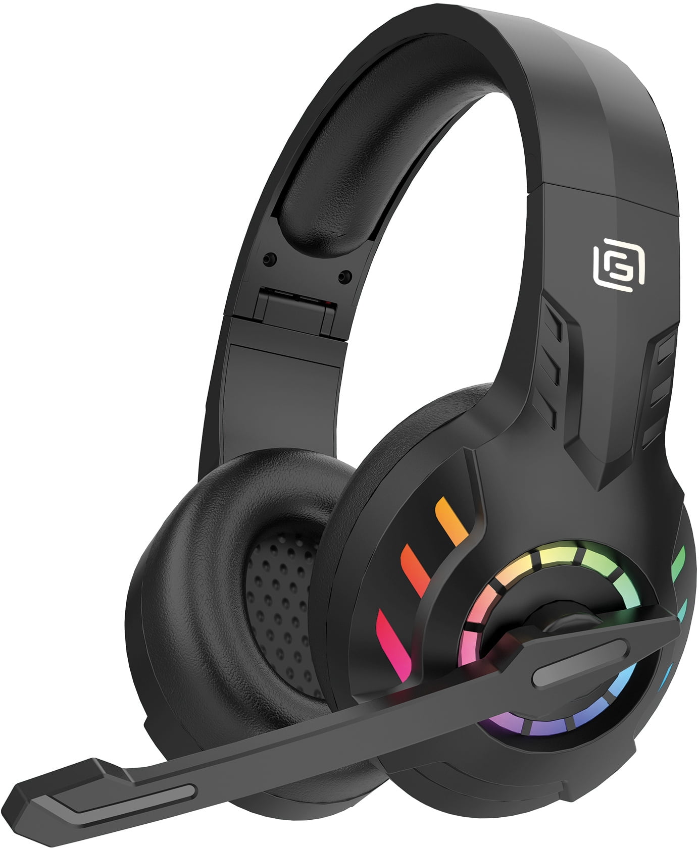 Гарнитура Oklick HS-L420G чёрный, беспроводная + проводная, Bluetooth, до 30 ч, подсветка