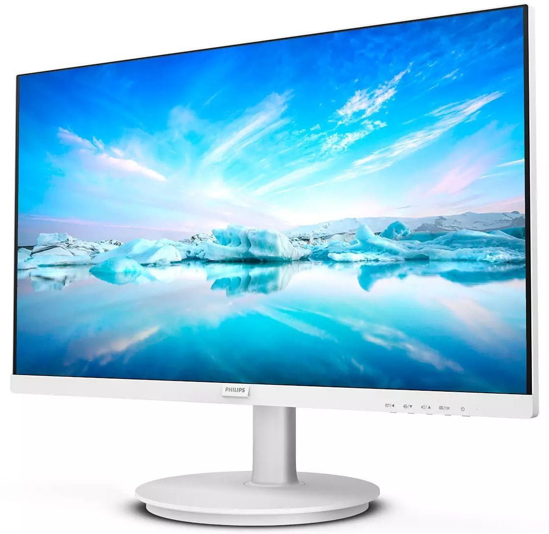 Монитор 23.8" Philips V Line 241V8AW (00/01) IPS 1920x1080, 75 Гц, 4 мс, 16:9, 250 кд/м2, 1xHDMI, 1xVGA, белый