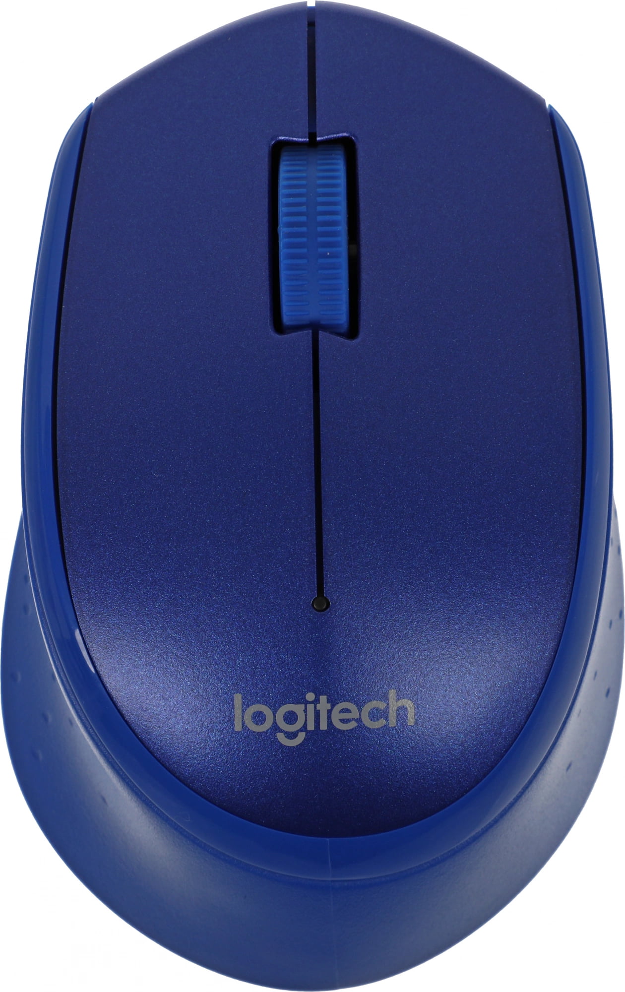 Мышь беспроводная Logitech M330 SILENT PLUS синий, 1000 dpi, радиоканал, USB, кнопки - 3