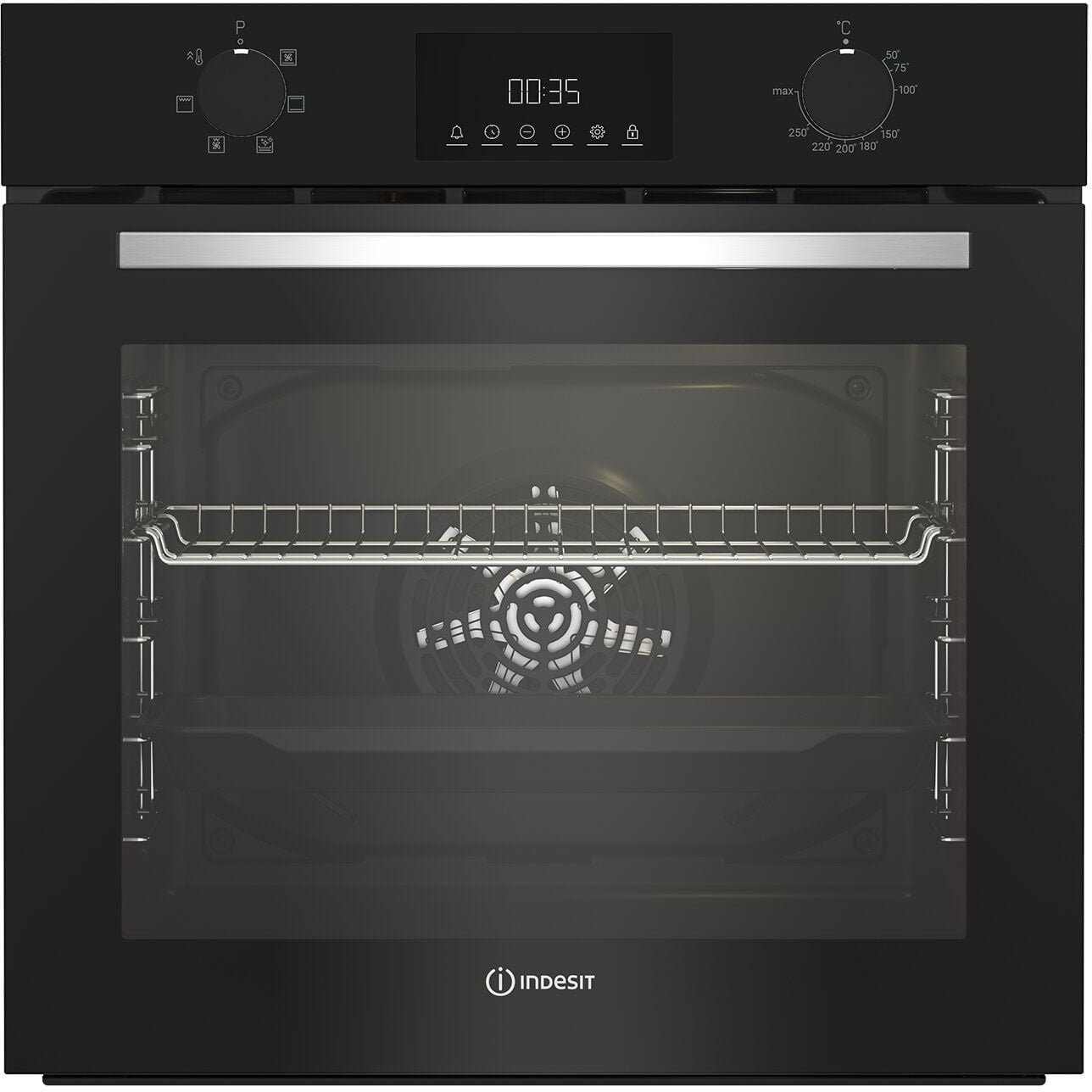 Духовой шкаф электрический Indesit IFE 3644 BL черный