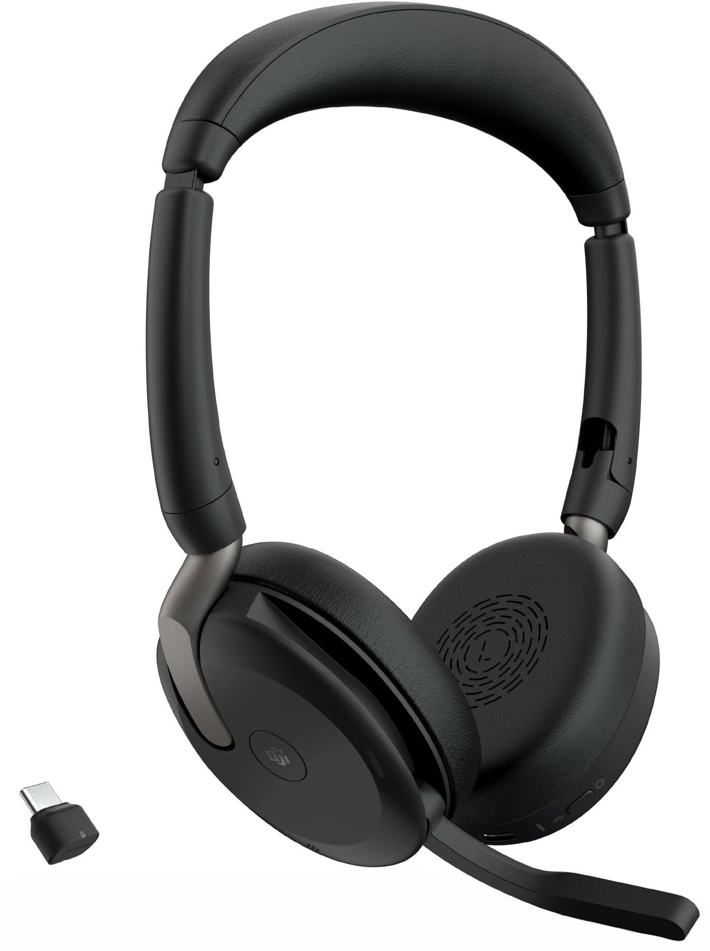 Гарнитура Jabra Evolve2 65 Flex чёрный, беспроводная, Bluetooth, до 32 ч