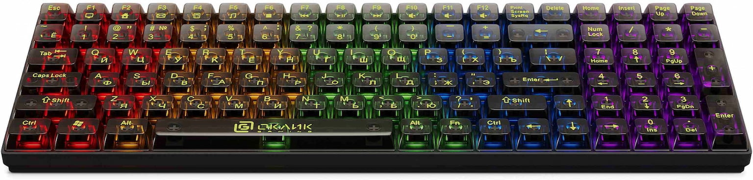 Клавиатура Oklick 915GK проводная, USB Type-A, чёрный