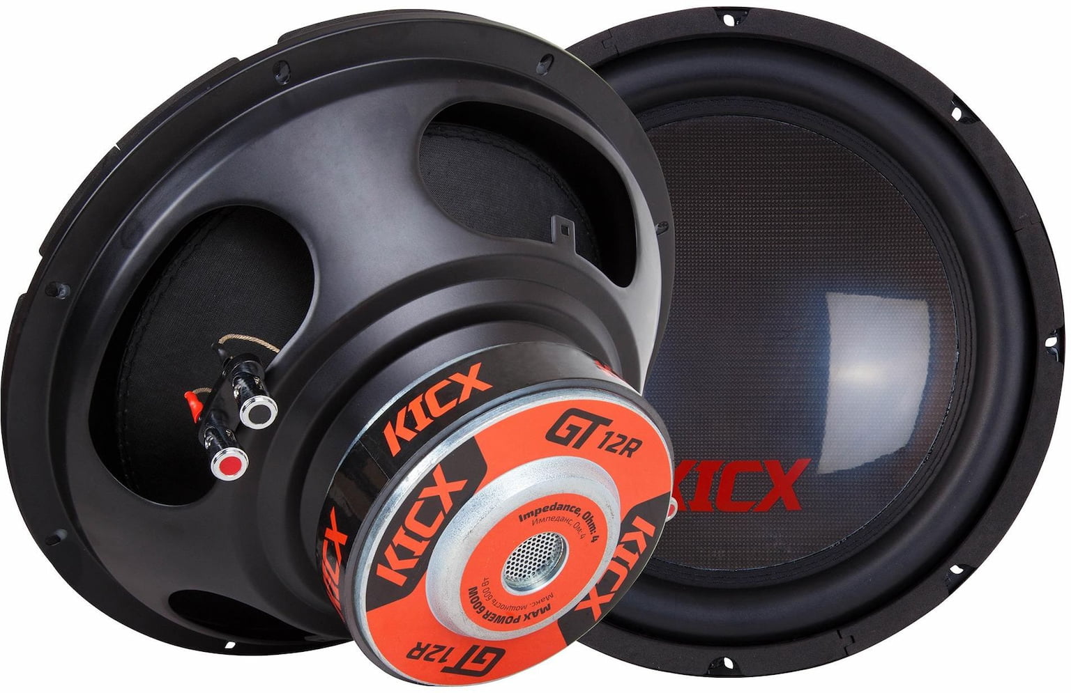 Сабвуфер автомобильный Kicx GT-12R 300Вт пассивный (30 см/12")