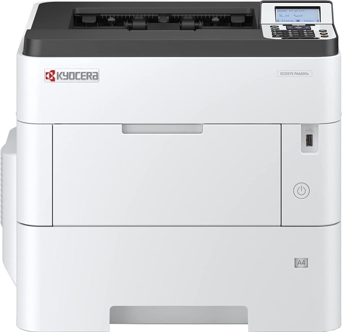 Принтер лазерный Kyocera Ecosys PA6000x (110C0T3NL0), A4, ч/б, печ. до 60 стр/мин., 1200 x 1200 dpi, USB, RJ-45, Air Print, Mopria