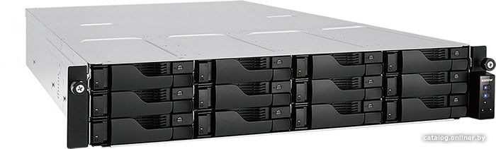 Сетевой накопитель ASUSTOR AS6512RD 12Bay/Intel Atom C3538, 2.1GHz/8Gb DDR4/noHDD,LFF(HDD,SSD),/2x1GbE(LAN)/4xUSB3.2; 90IX01M0-BW3S00