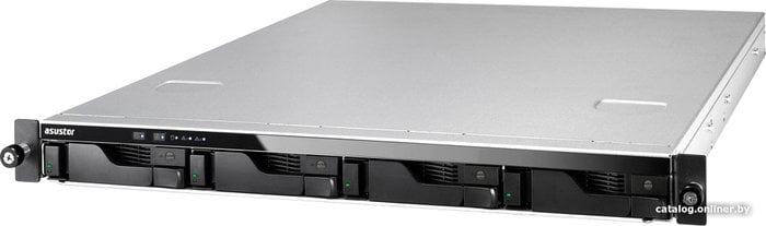 Сетевой накопитель ASUSTOR AS6504RD 4Bay/Intel Atom C3538, 2.1GHz/8GB DDR4/noHDD,LFF(HDD,SSD),/2x1GbE(LAN)/4xUSB3.2; 90IX01H0-BW3S00