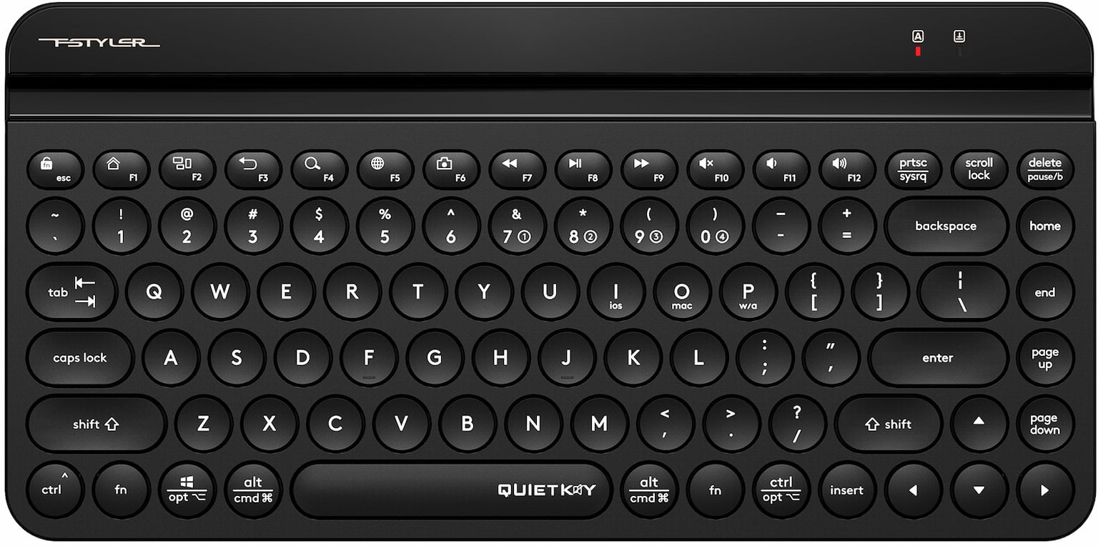 Клавиатура беспроводная A4Tech Fstyler FBK30, USB, Bluetooth/Радиоканал, черный