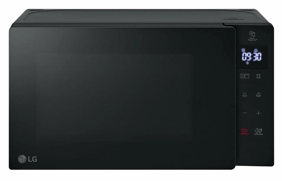 Микроволновая печь LG MH6032GAS черный, 20 л, 700 Вт, переключатели - сенсор