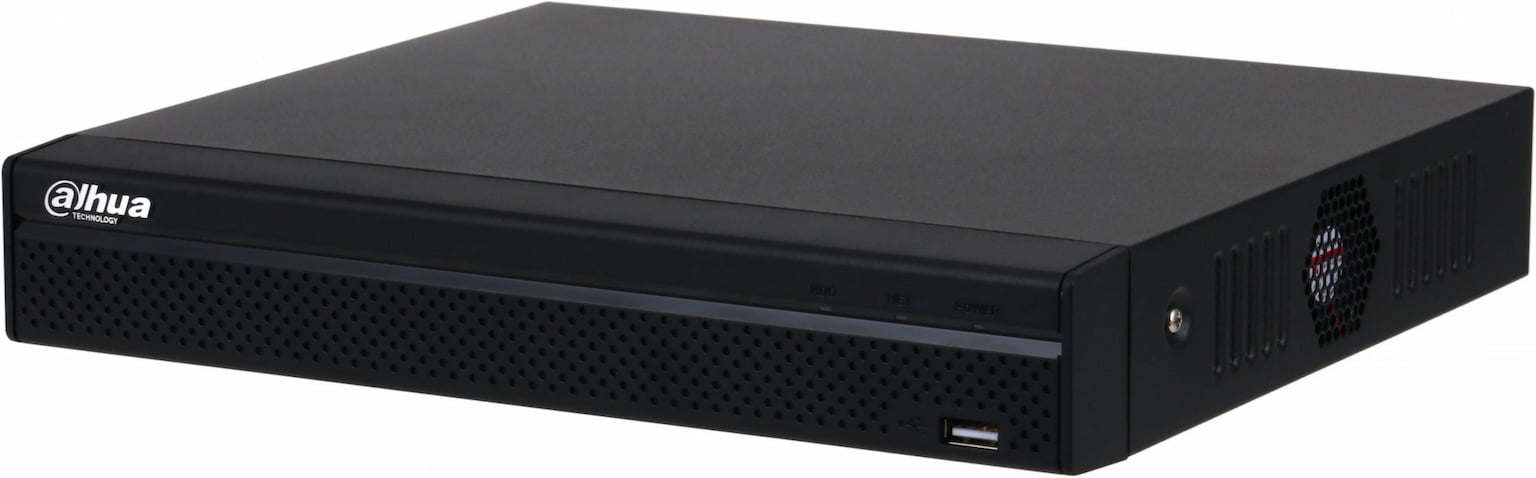 Видеорегистратор IP 16-канальный DAHUA 4K и H.265+. Входящий поток до 160 Мбит/с; сжатие: H.265+, H.265, H.264+, H.264; разрешение записи до 12Мп; накопители: 1 SATA III до 20Тбайт; воспроизведение: 8к