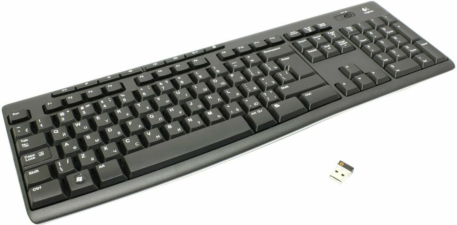 Клавиатура беспроводная Logitech Keyboard K270 Wireless 920-003757/920-003058