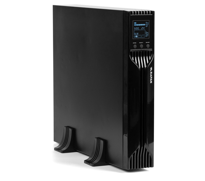 Источник бесперебойного питания ИБП Бастион RAPAN-UPS 2000 RACK+4x9Ah (1400 Вт, Line-interactive, встроенные АКБ 4 шт.x 9Ah) 8959